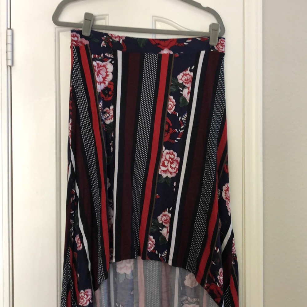 Desigual hi lo skirt size XL great fall colors
